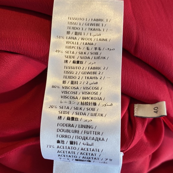 Fire Red GUCCI Dress - Picture 15 of 15